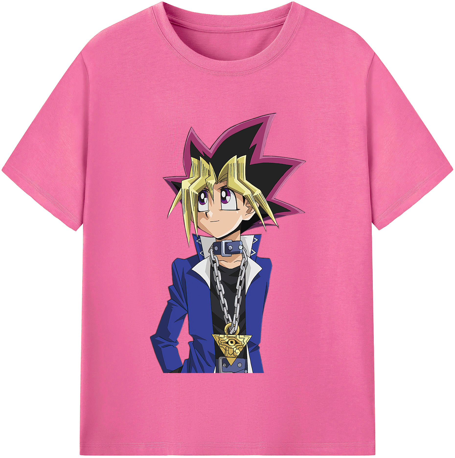 （画像用） 遊☆戯☆王 Yu-Gi-Oh! レディースカジュアルプリントTシャツ（綿100％）